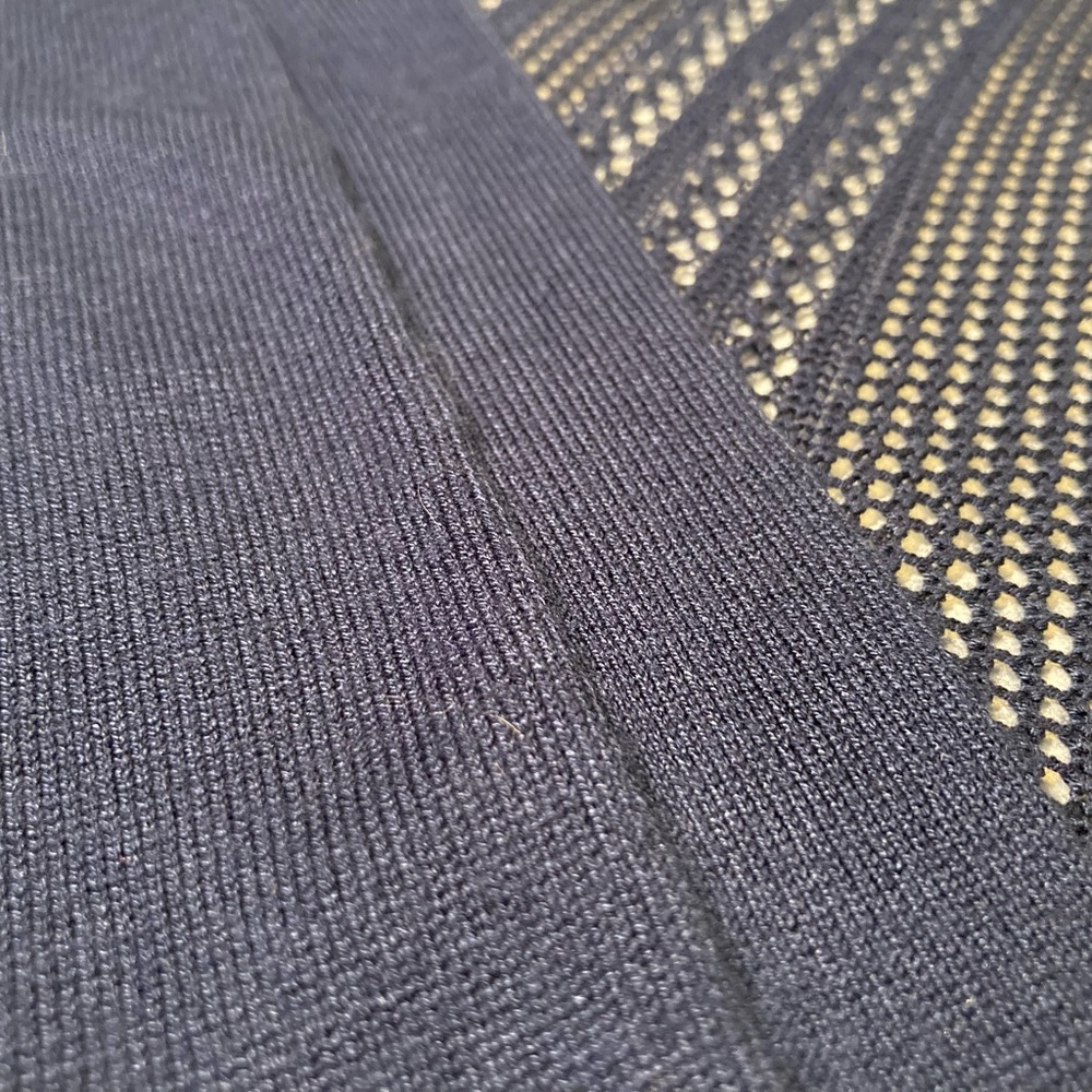 NWT Navy Blue Cardigan Sweater Womens Medium Petite Dress Barn - Picture 10 of 11